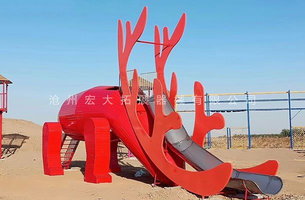 不锈钢滑梯-景区公园户外休闲大型游乐设备