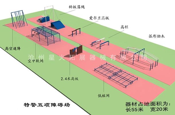 特警五项训练设施